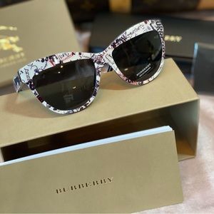 Burberry 56mm Cat-eye Sunglasses